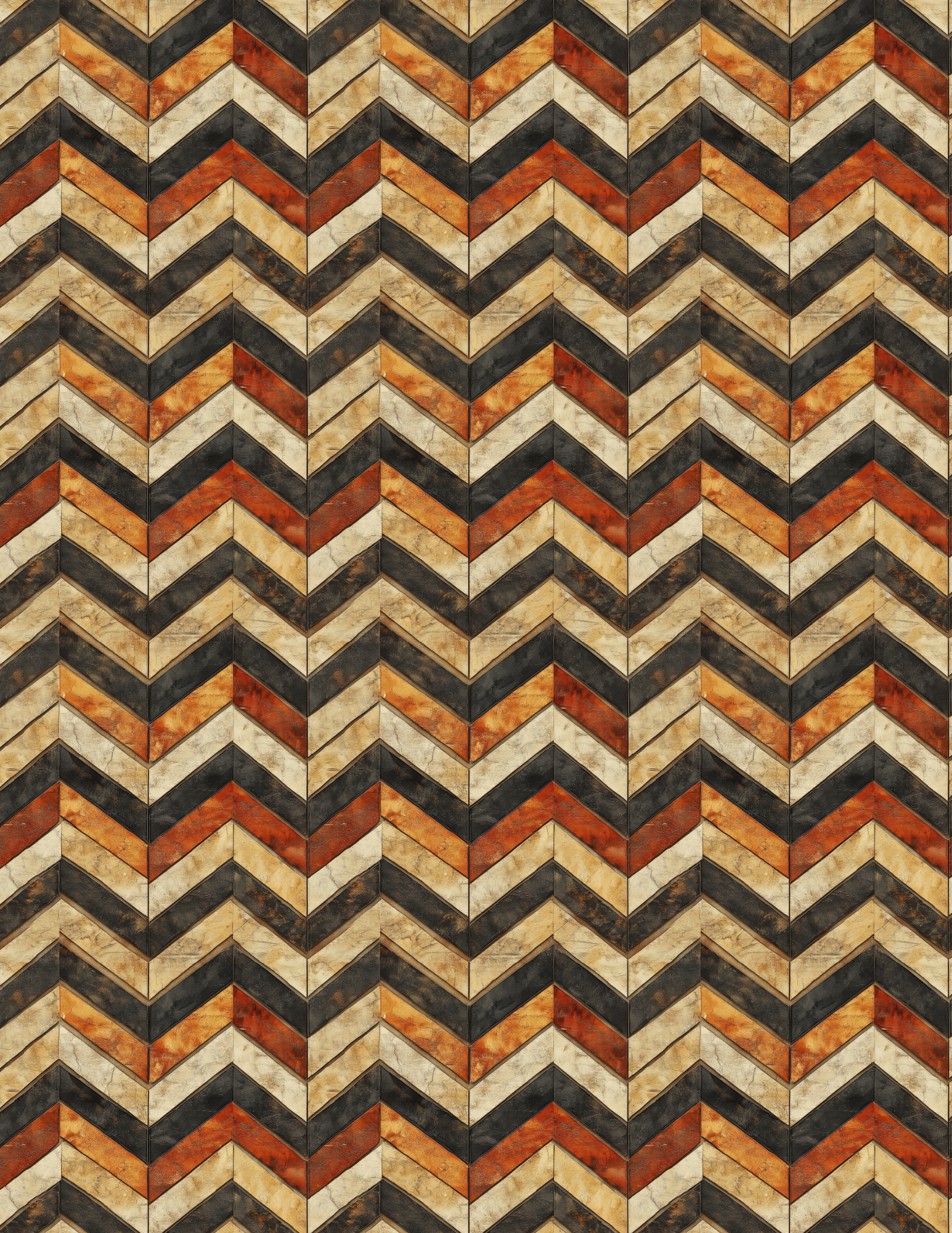 chevron polymer clay transfer sheet in rust orange and charcoal
geometric clay transfer paper desert tones
polymer clay pattern sheet for earrings chevron design
earthy tone transfer sheet for polymer clay jewelry