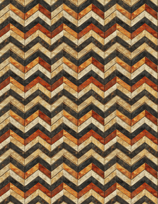 chevron polymer clay transfer sheet in rust orange and charcoal
geometric clay transfer paper desert tones
polymer clay pattern sheet for earrings chevron design
earthy tone transfer sheet for polymer clay jewelry
