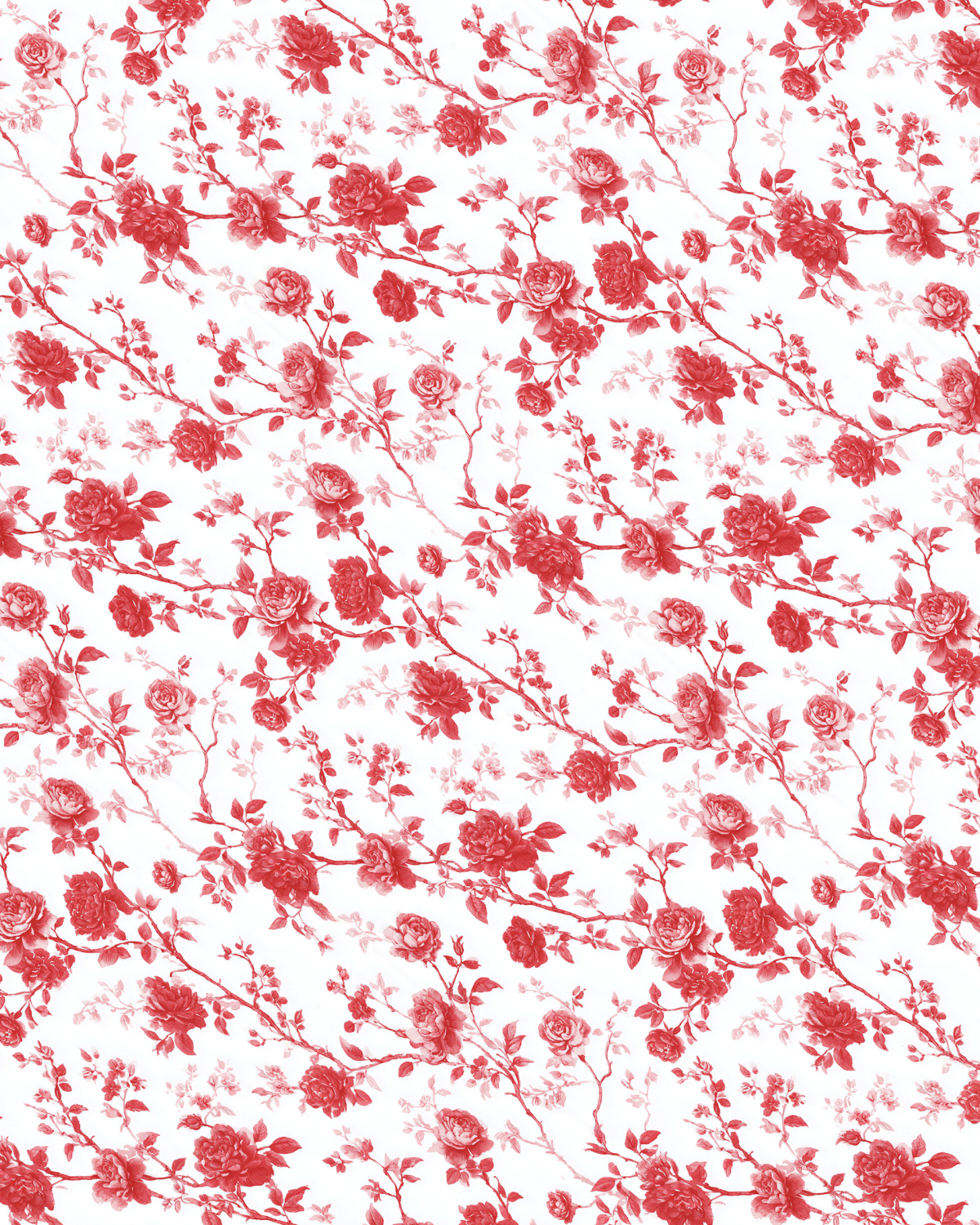 Rose Vine Transfer Sheet
