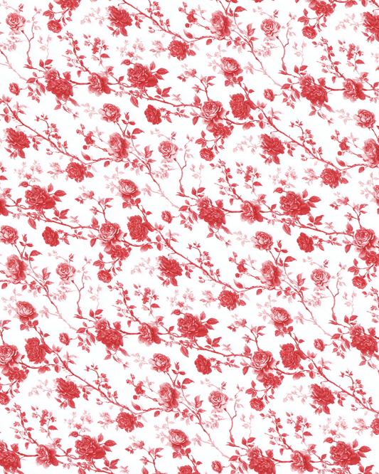 Rose Vine Transfer Sheet