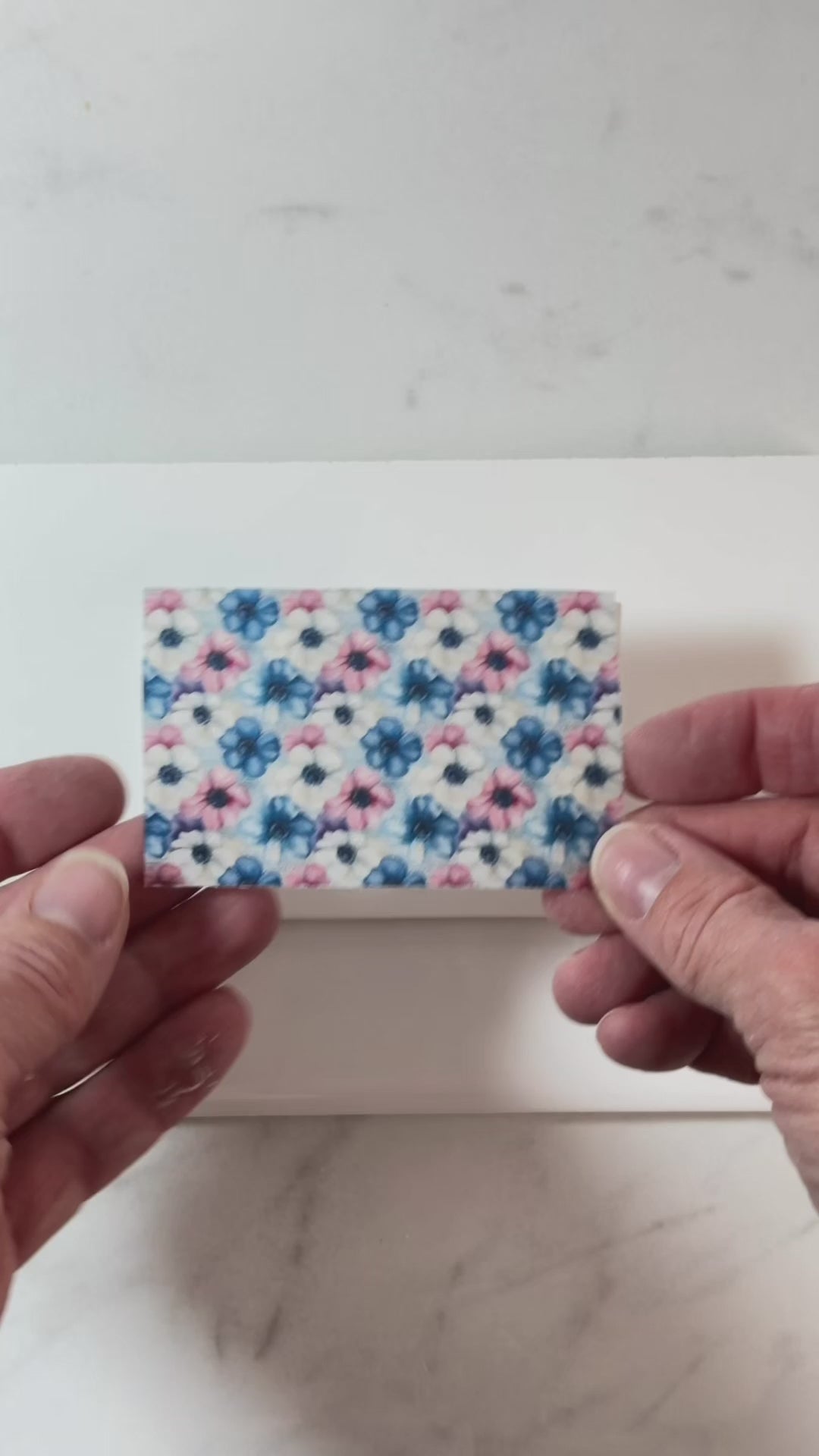 How to use polymer clay transfer paper tutorial – applying transfer sheet to clay slab step by step